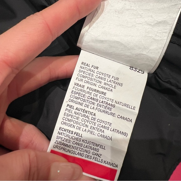 CANADA GOOSE SNOWY OWL PARKA WITH FUR - SUMMIT PINK 6-7Y - Picture 10 of 10